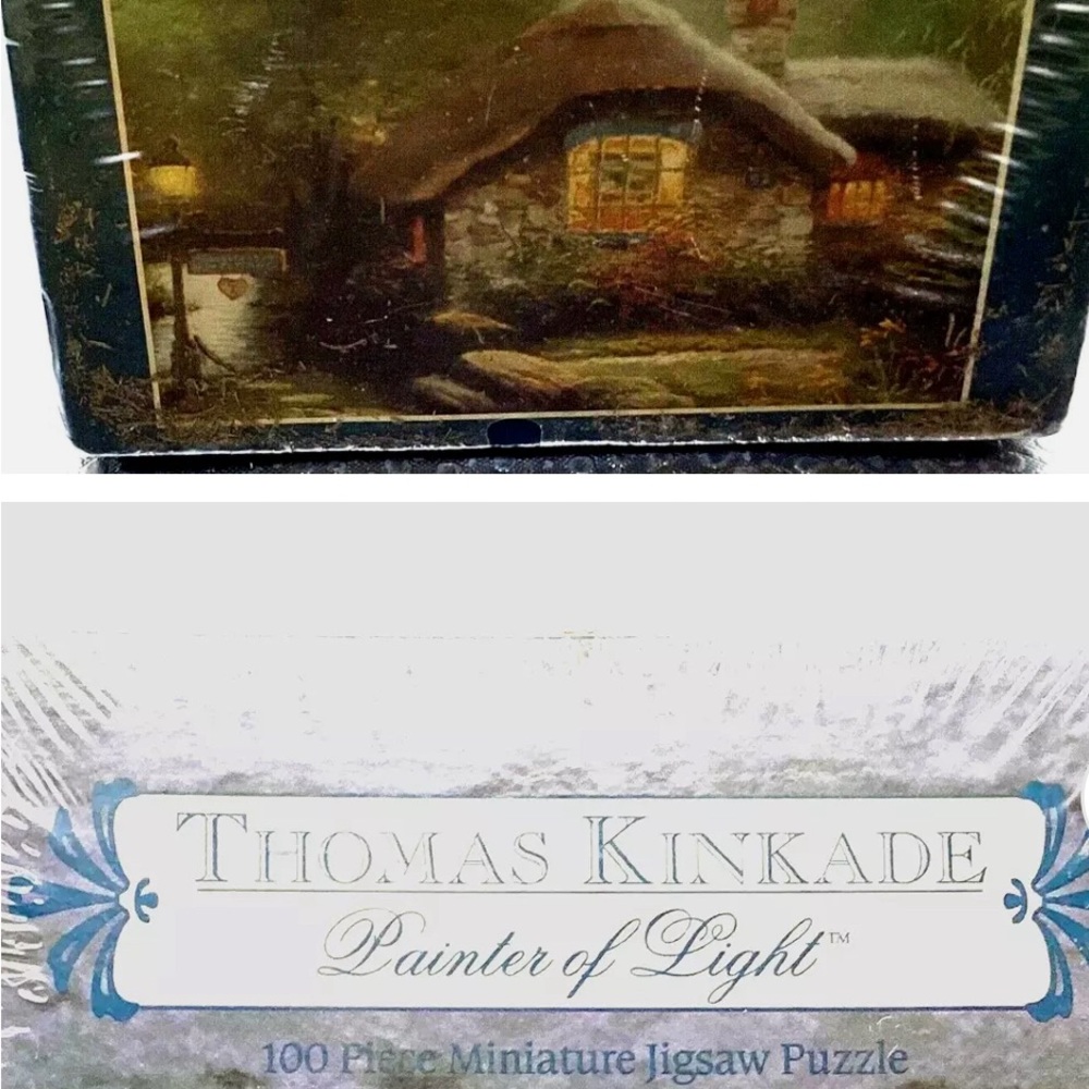 Thomas Kincaid 100 piece Miniature Puzzles Painter of Light New Sealed